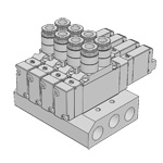 솔레노이드 밸브 F15M_F 시리즈 (일체형 직접 배관 매니폴드)